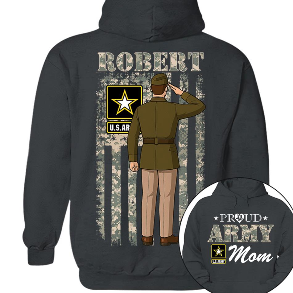 Proud Army Mom Custom Camouflage Shirt For US Military Mom Dad Sister ... All Other Family Members H2511 Trna