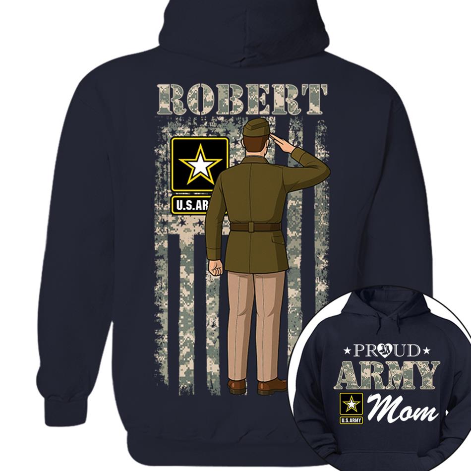 Proud Army Mom Custom Camouflage Shirt For US Military Mom Dad Sister ... All Other Family Members H2511 Trna