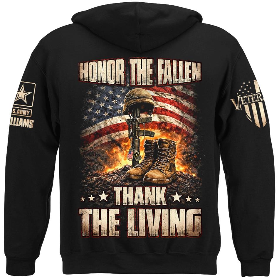 Honor The Fallen Thank The Living Custom Shirt For US Veteran H2511 Trna