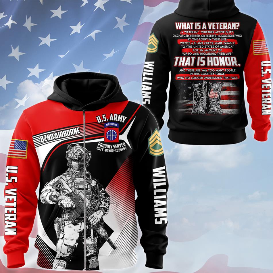 Personalized Veteran What Is A Veteran  That is The Honor All Over Print Shirt For Veteran Dad Grandpa Veterans Day Shirts H2511 Trna