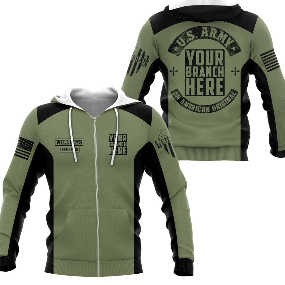 Shirt US Military Veteran An American Original Personalized All Over Print Shirt For Veteran H2511