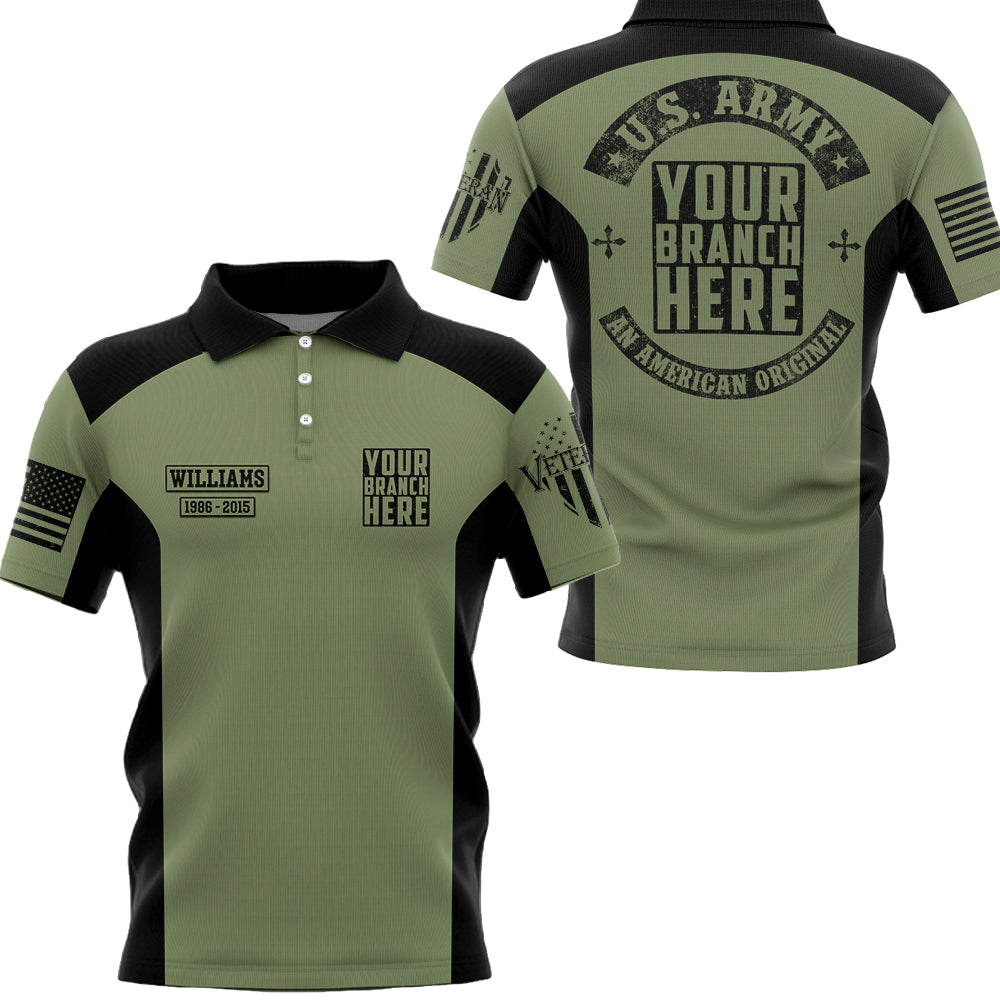 Shirt US Military Veteran An American Original Personalized All Over Print Shirt For Veteran H2511