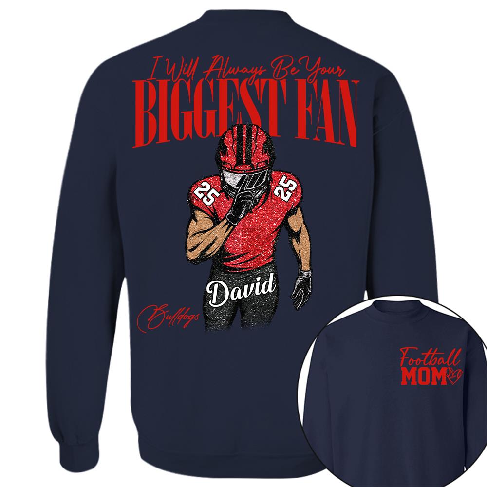 I'll Always Be Your Biggest Fan - Washed Tee Retro Bootleg Shirt For Football Players Na02 Hv01