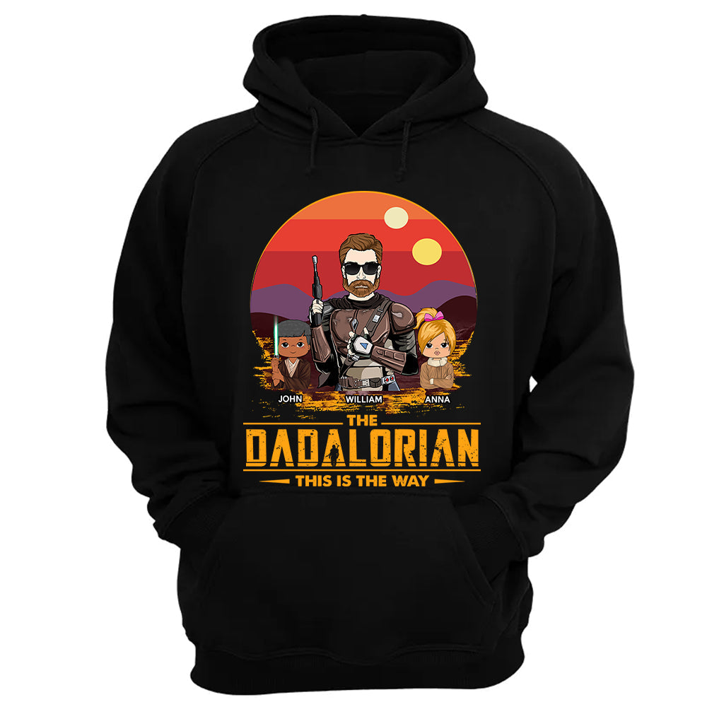 The Dadalorian This Is The Way Custom Shirt Gift For Dad, Gift For Him