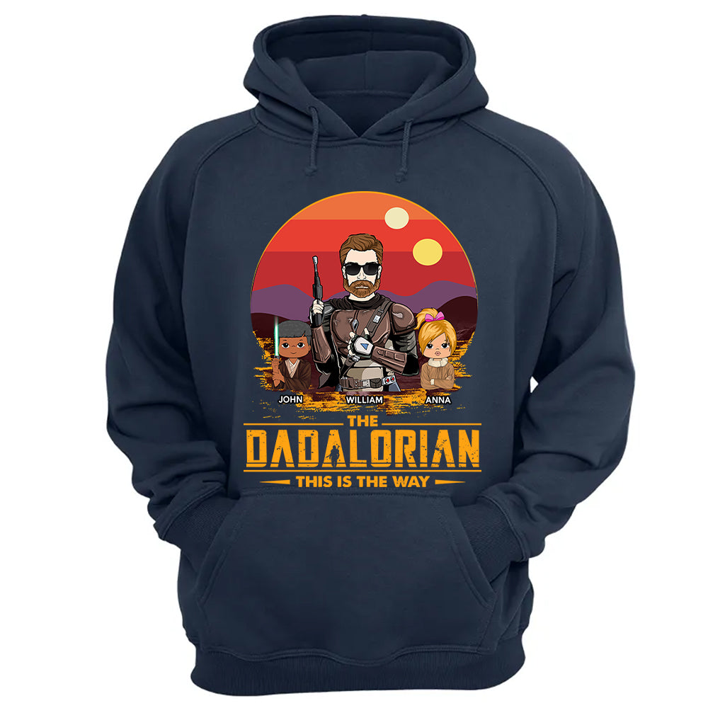 The Dadalorian This Is The Way Custom Shirt Gift For Dad, Gift For Him