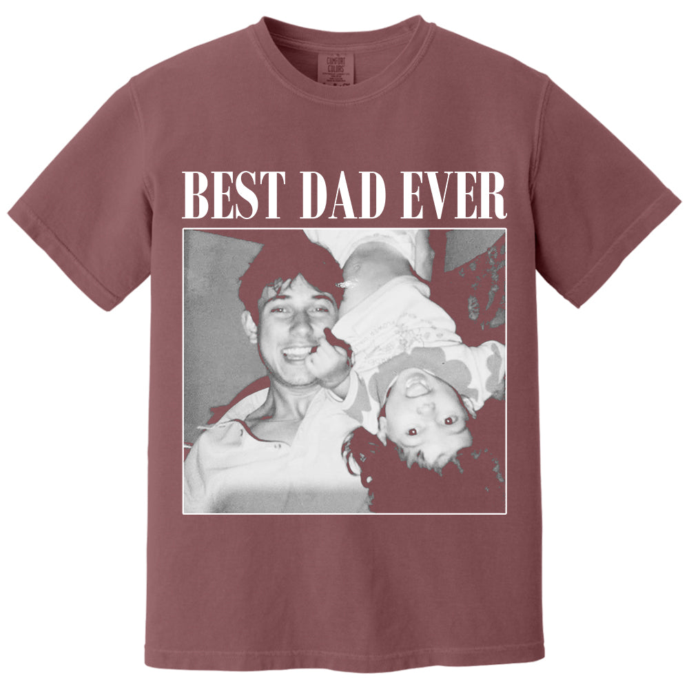 Custom Photo Dad Shirt, Personalised Comfort Colors Dad Shirt, Dad Picture Tshirt , Christmas Gift for Dad, Dad Tee, Dad Gift, Grandpa Gift VH01