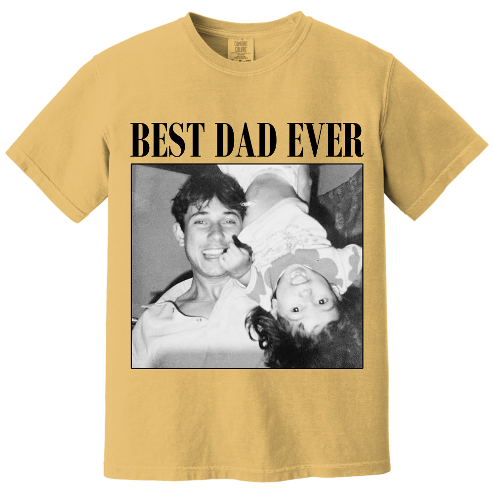 Custom Photo Dad Shirt, Personalised Comfort Colors Dad Shirt, Dad Picture Tshirt , Christmas Gift for Dad, Dad Tee, Dad Gift, Grandpa Gift VH01