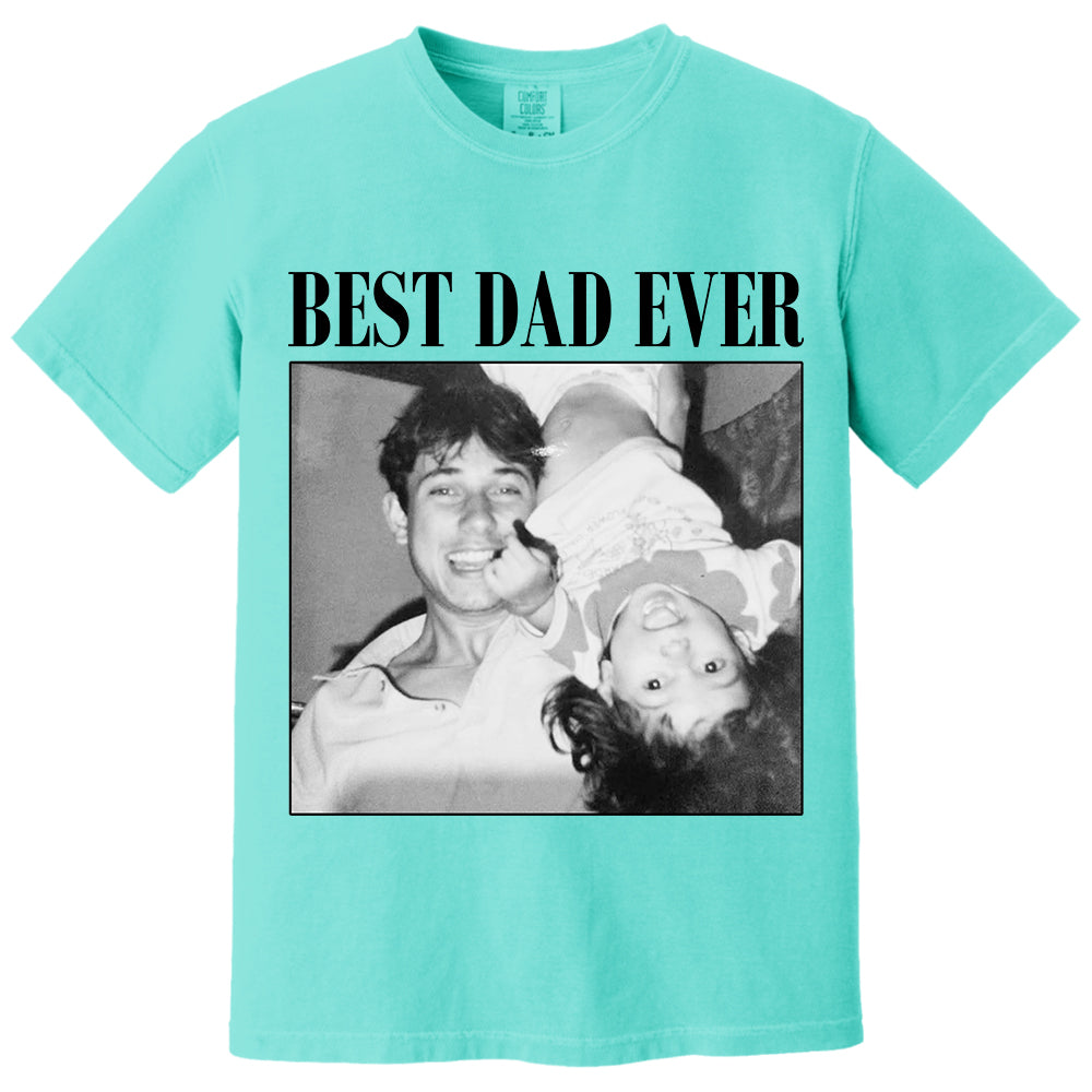 Custom Photo Dad Shirt, Personalised Comfort Colors Dad Shirt, Dad Picture Tshirt , Christmas Gift for Dad, Dad Tee, Dad Gift, Grandpa Gift VH01