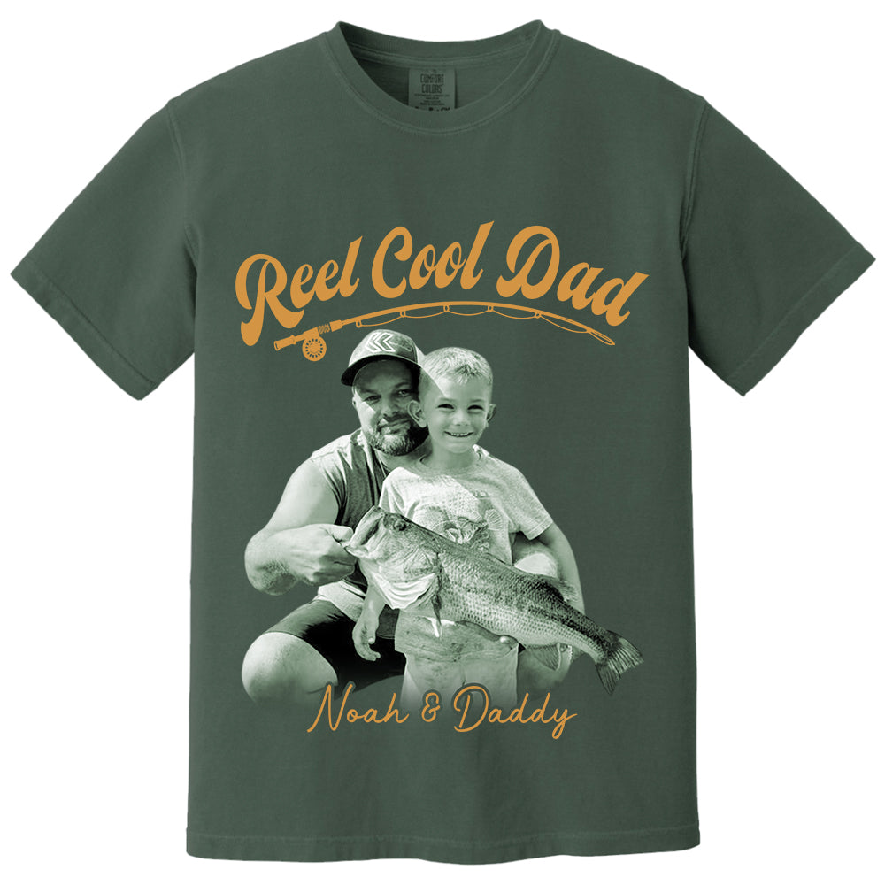 Reel Cool Dad - Personalized Vintage Shirt For Fishing Family - Gifts For Dad NA04 VH01