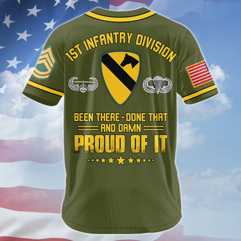 Premium US Military Baseball Jersey Custom All Branches Rank Division Name For Military Retirement Veteran Dad Grandpa H2511 Trna