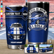 Custom Classic Car Photo Tumbler - Gift for Car Lovers A2110 Pt99