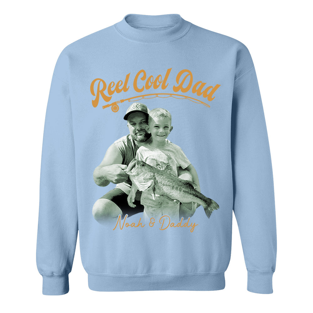 Reel Cool Dad - Personalized Vintage Shirt For Fishing Family - Gifts For Dad NA04 VH01