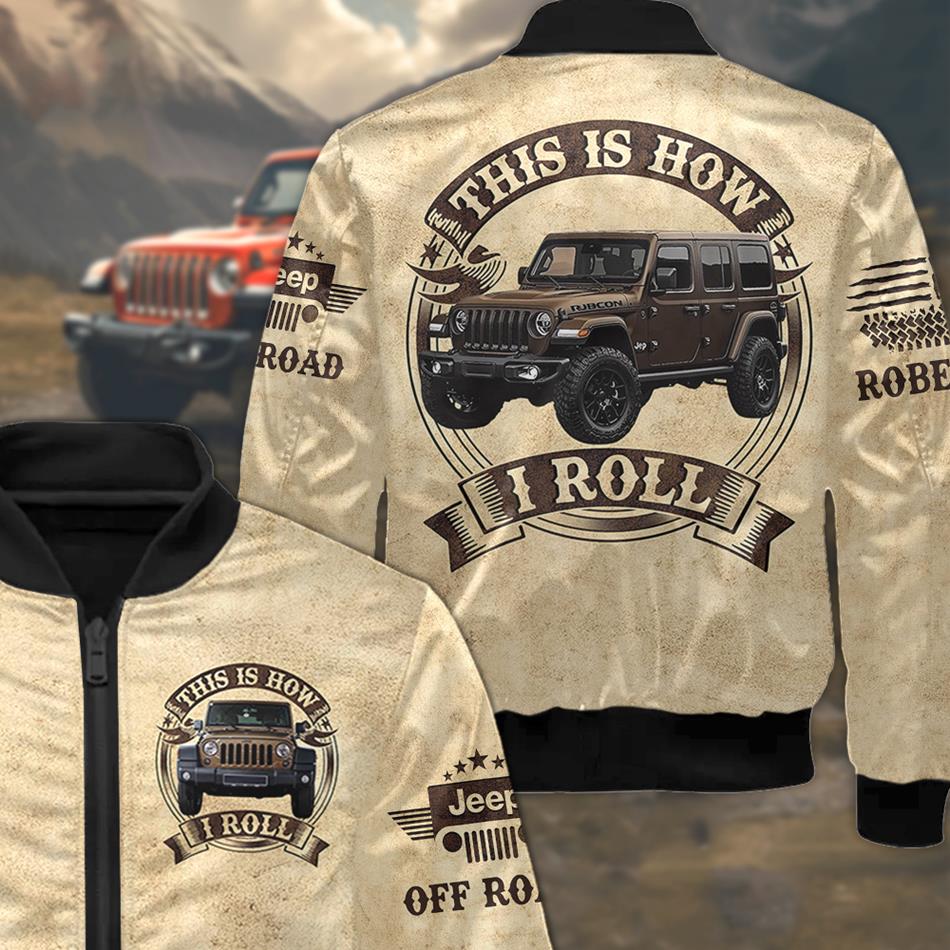 This Is How I Roll - Custom Photo Jeep Car All Over Print Shirt Gift For Jeep Lovers H2511 Trna