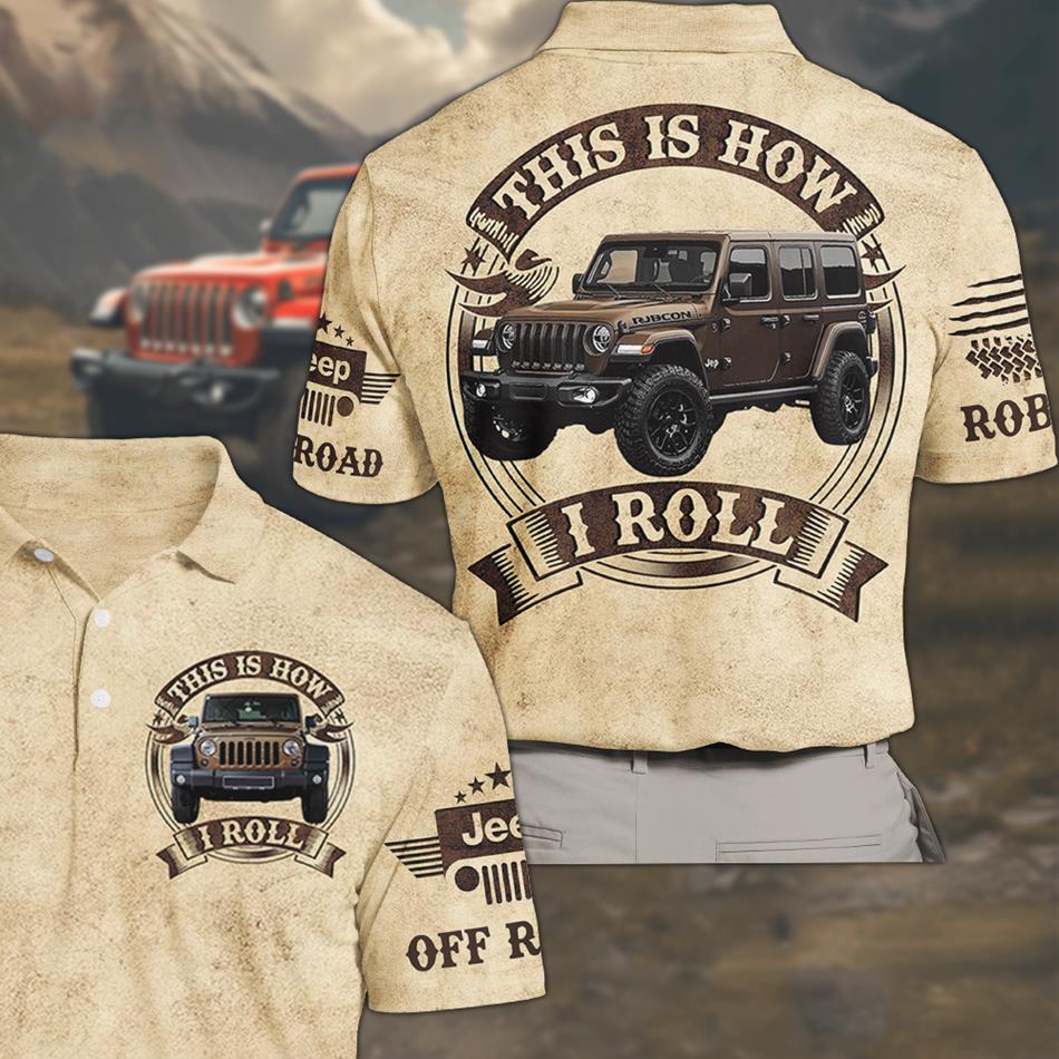This Is How I Roll - Custom Photo Jeep Car All Over Print Shirt Gift For Jeep Lovers H2511 Trna