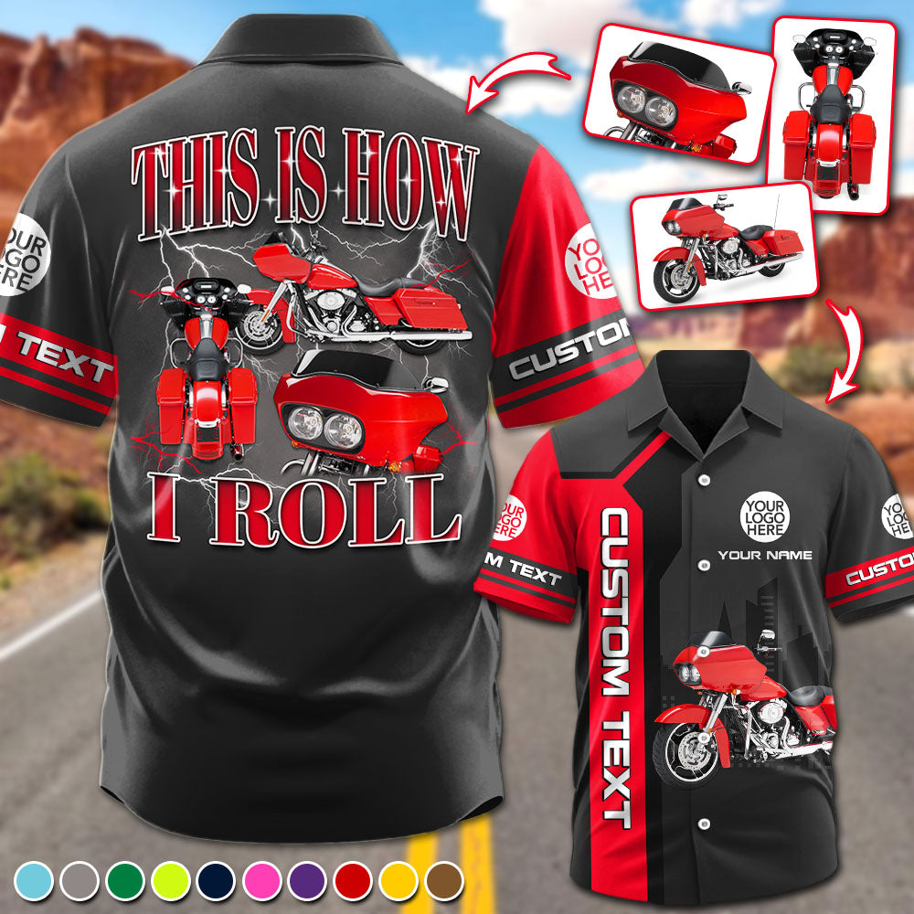This Is How I Roll - Custom Vehicle Photo Hawaiian Shirts - Gift For Car Lovers A2110 Pt99