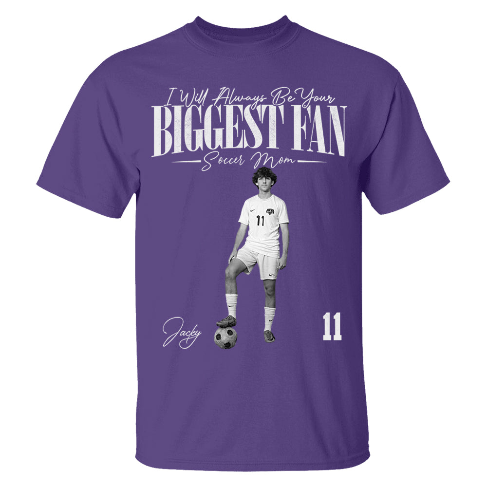 I'll Always Be Your Biggest Fan - Washed Tee Retro Bootleg Shirt For Soccer Players New T24