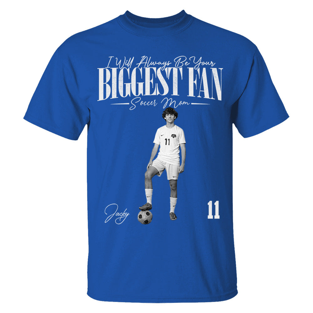 I'll Always Be Your Biggest Fan - Washed Tee Retro Bootleg Shirt For Soccer Players New T24