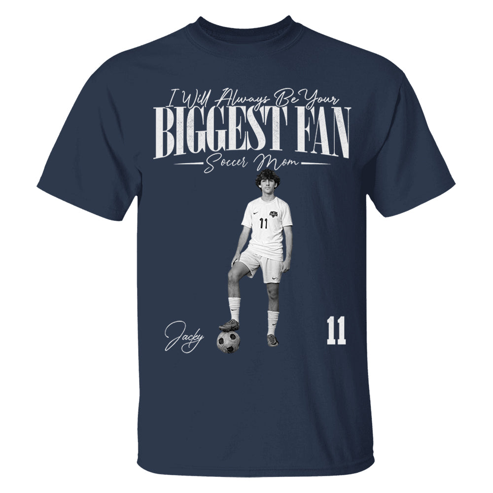 I'll Always Be Your Biggest Fan - Washed Tee Retro Bootleg Shirt For Soccer Players New T24