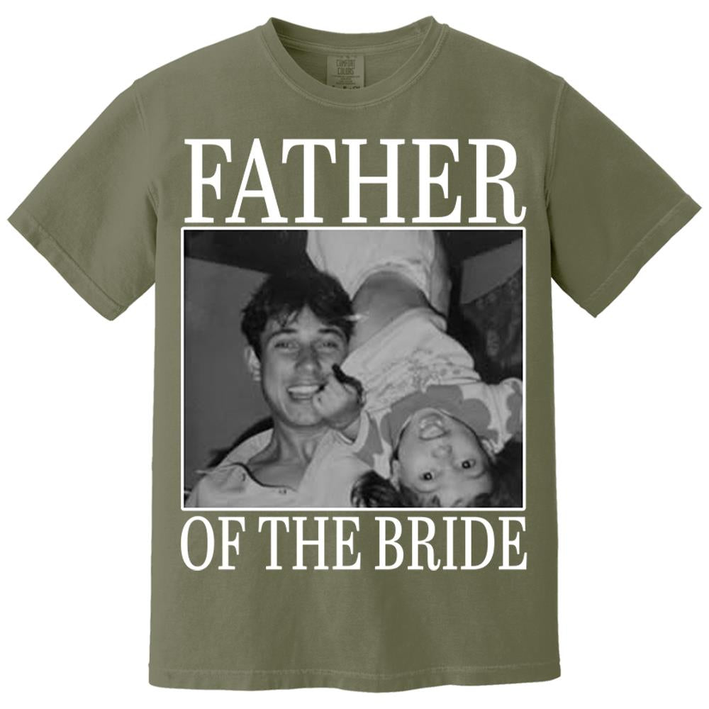Custom Upload Photo Mother Of The Bride Shirt,Father Of The Bride Shirt, Custom Vintage Photo Shirt, Wedding Gift For Dad, Father of Bride Tee Nh00