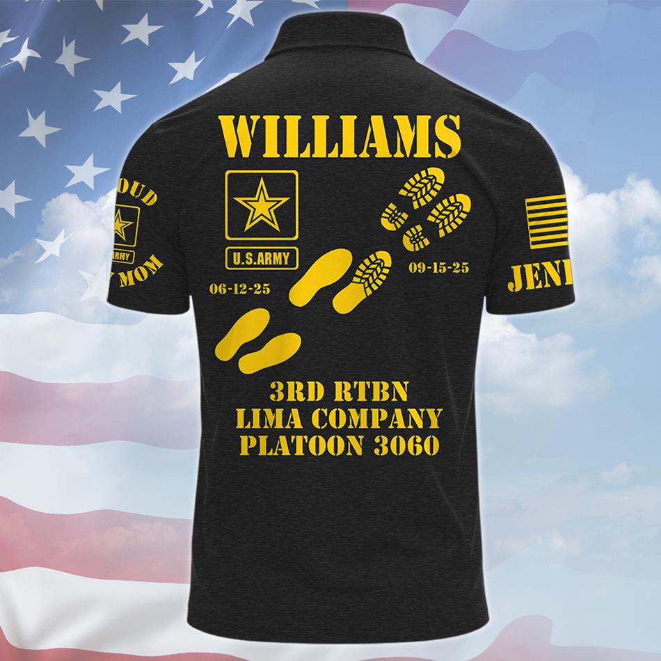 Proud Army Mom Dad Sister Family Members All Over Print Shirt Vr4 Custom Recruit Training Unit Designation Shirt For Proud Military Family H2511