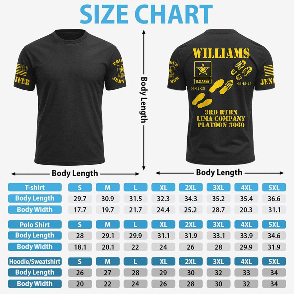 Proud Army Mom Dad Sister Family Members All Over Print Shirt Vr4 Custom Recruit Training Unit Designation Shirt For Proud Military Family H2511