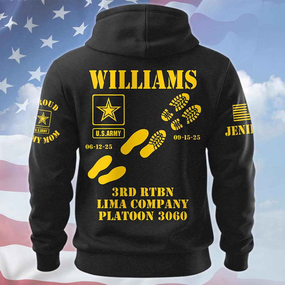 Proud Army Mom Dad Sister Family Members All Over Print Shirt Vr4 Custom Recruit Training Unit Designation Shirt For Proud Military Family H2511