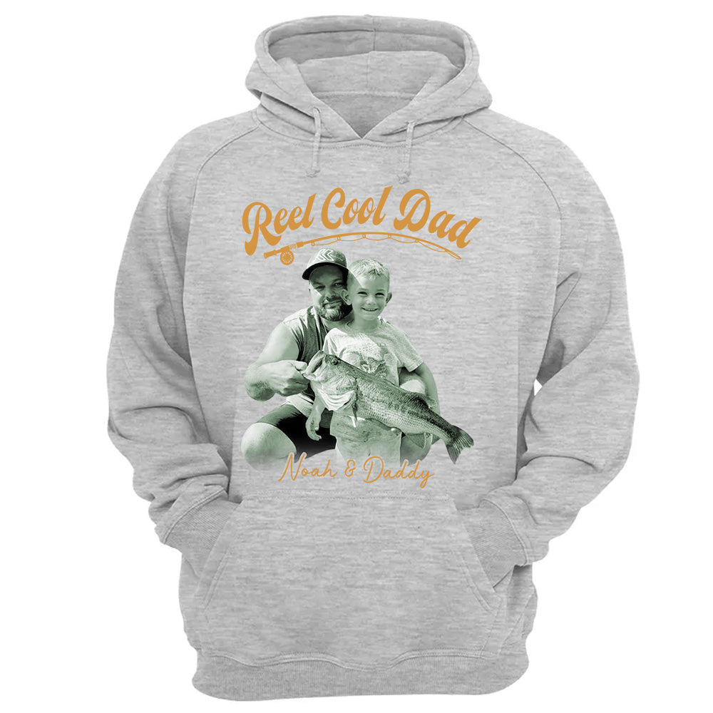 Reel Cool Dad - Personalized Vintage Shirt For Fishing Family - Gifts For Dad NA04 VH01