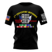 Veteran Custom Branch Division Ribbons Personalized All Over Print Shirt For Veteran H2511