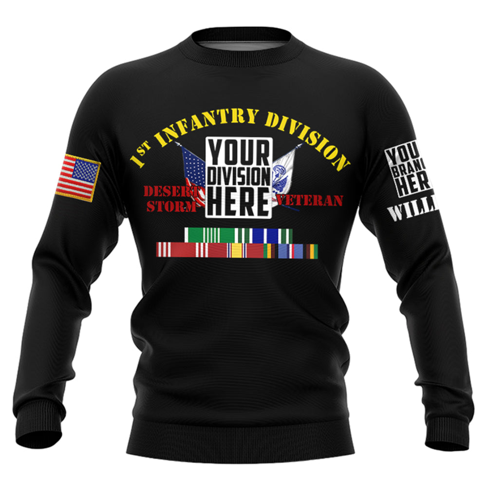 Veteran Custom Branch Division Ribbons Personalized All Over Print Shirt For Veteran H2511