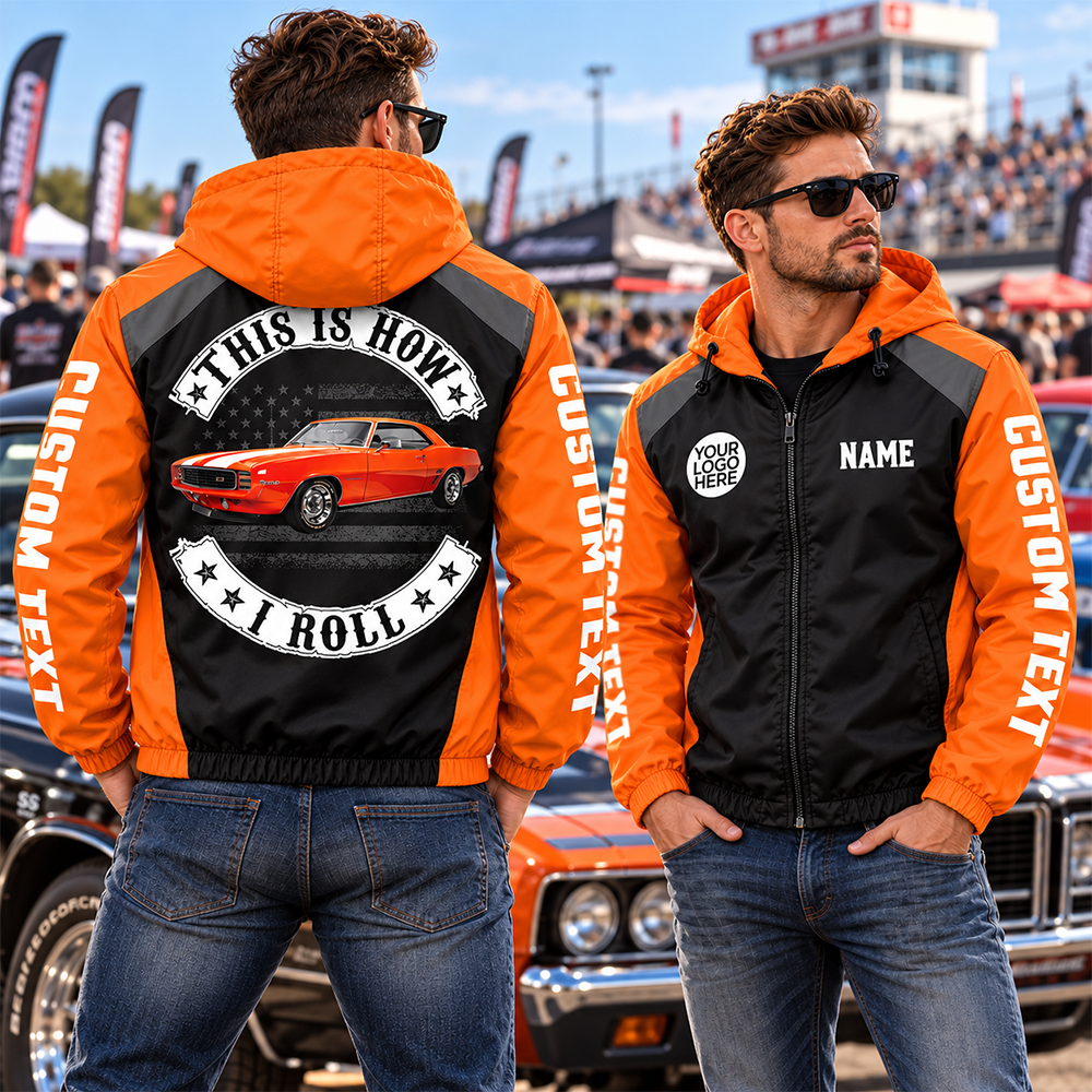 This Is How I Roll - Custom Photo  Windbreaker Jacket For Car Lovers A2110 Pt99