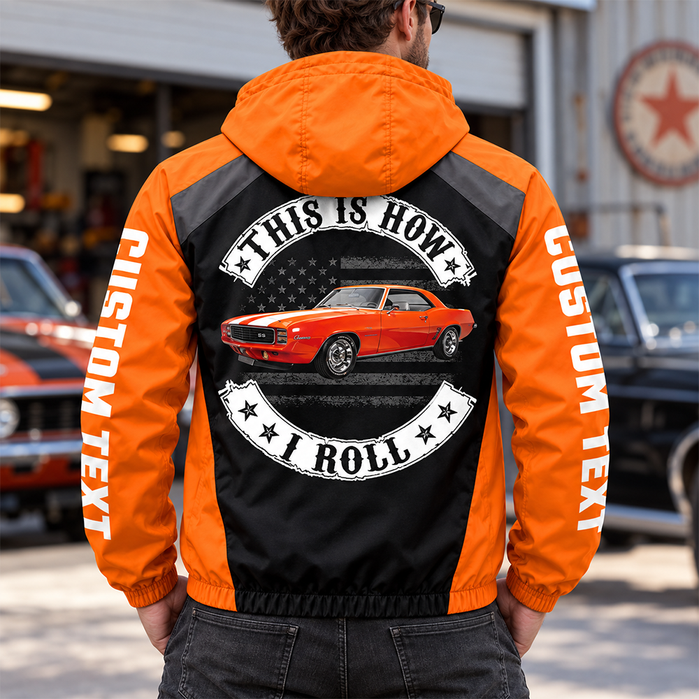 This Is How I Roll - Custom Photo  Windbreaker Jacket For Car Lovers A2110 Pt99