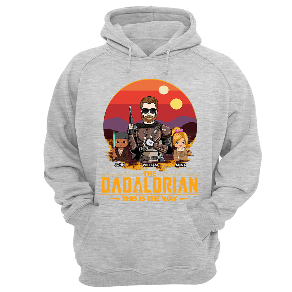 The Dadalorian This Is The Way Custom Shirt Gift For Dad, Gift For Him