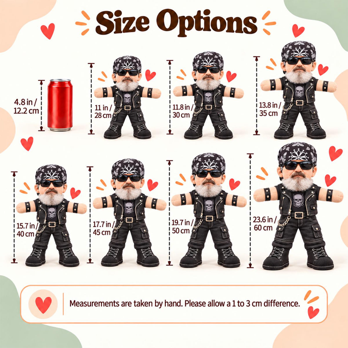 Personalized Photo Bikers Squishy Toy Poseable Plush Doll, Funny Gift For Bikers A2110 Hv01 TL06