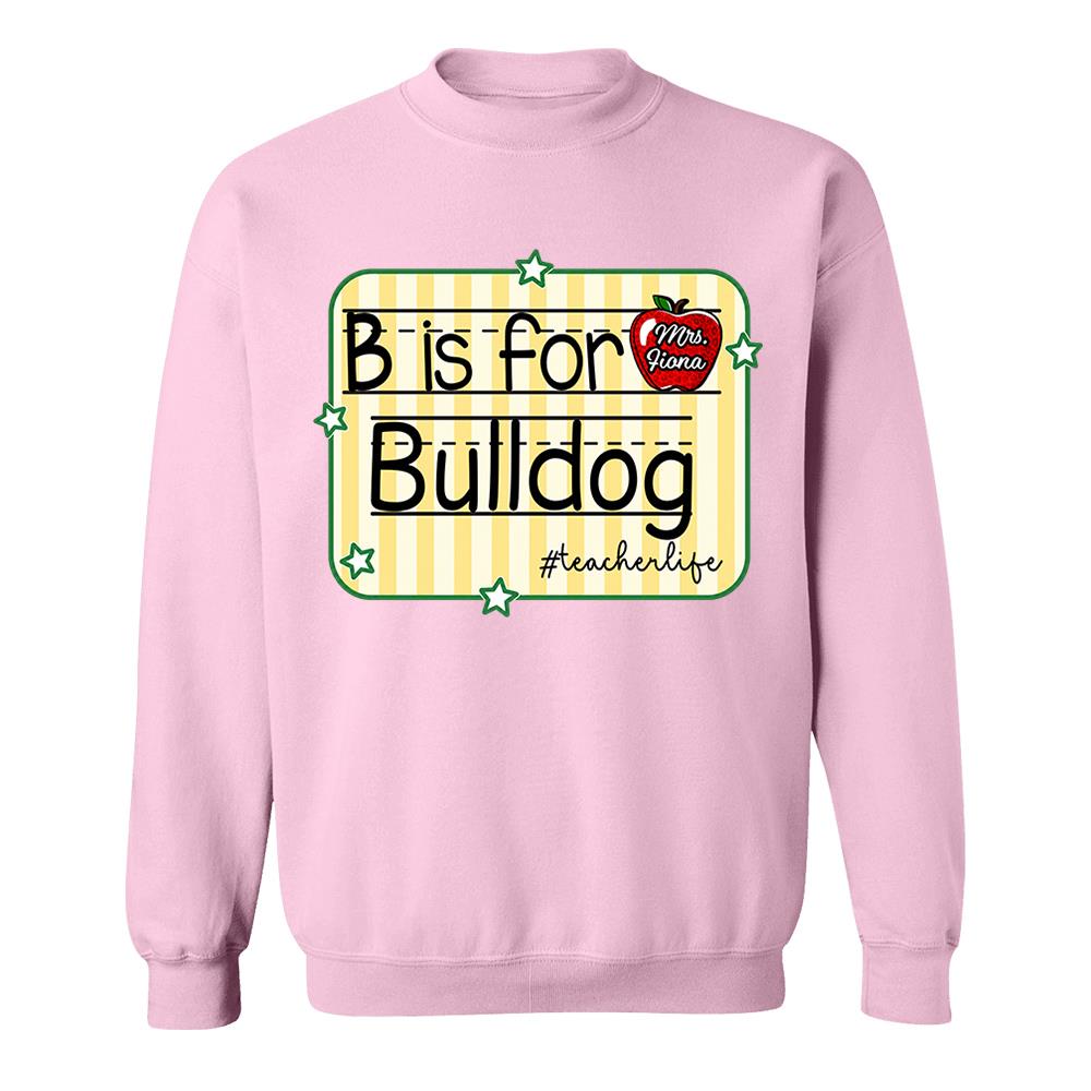 Personalized Retro Stripe School Mascot Custom Apple Name Teacher T-Shirt, Custom Gifts For Teacher Vr2 Nh00