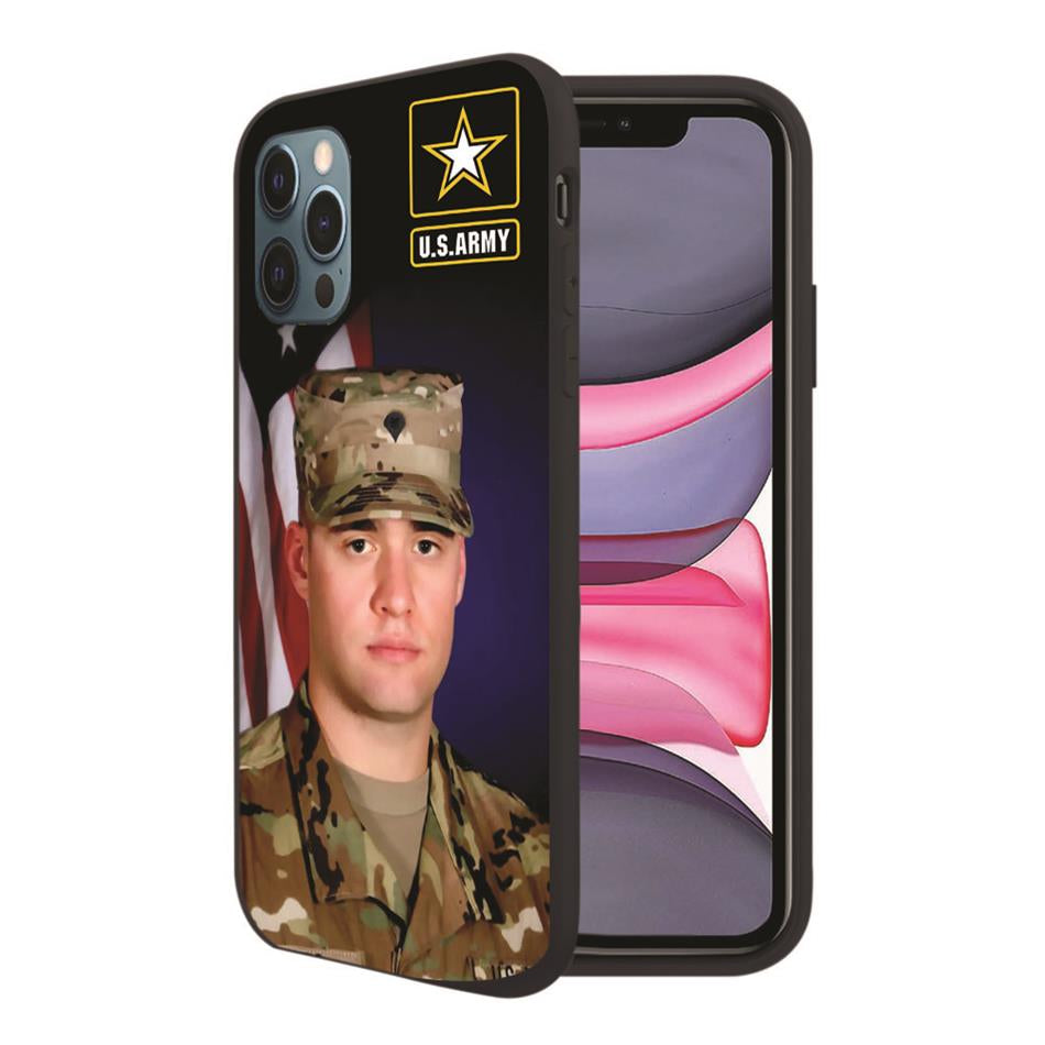 Custom Photo Phone Case Gift For Proud Military Mom Dad Grandma Family Members H2511 Trna