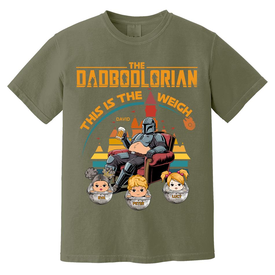 The DadBodlorian – This is the Weigh Personalized Shirt For Dad Custom Nickname With Kids Gift Funny Father's Day Gift H2511 Trna
