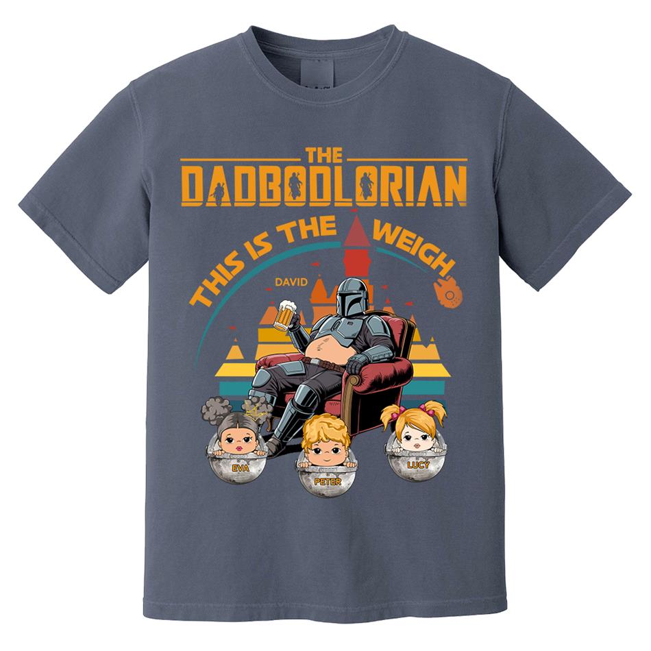 The DadBodlorian – This is the Weigh Personalized Shirt For Dad Custom Nickname With Kids Gift Funny Father's Day Gift H2511 Trna