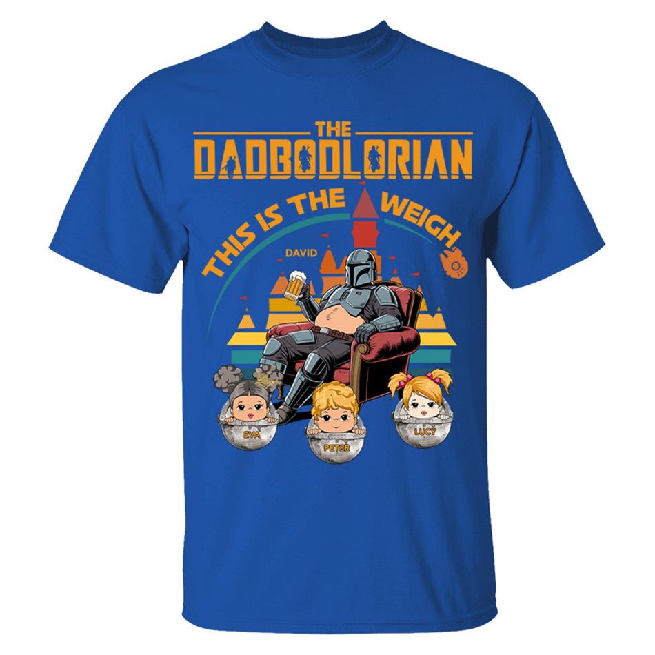 The DadBodlorian – This is the Weigh Personalized Shirt For Dad Custom Nickname With Kids Gift Funny Father's Day Gift H2511 Trna