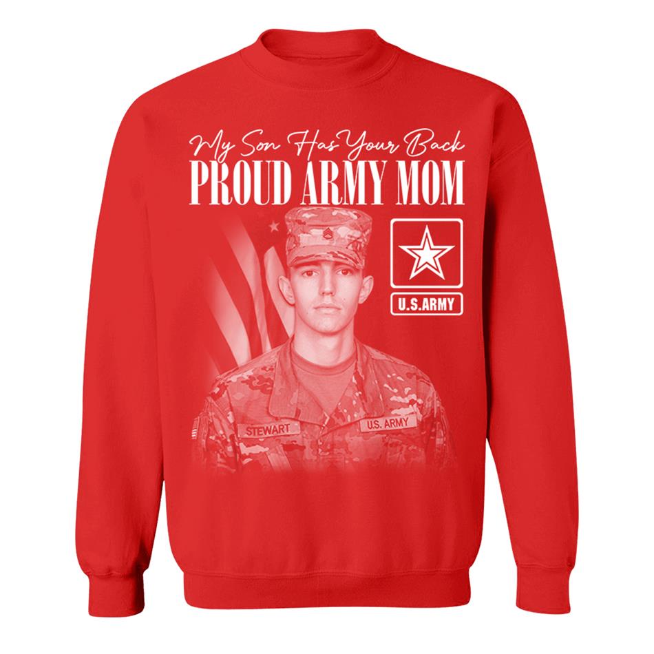 My Son Has Your Back Custom Washed Tee Retro Bootleg Shirt For Military Family Day Training Graduate Family Member Shirt H2511 Trna