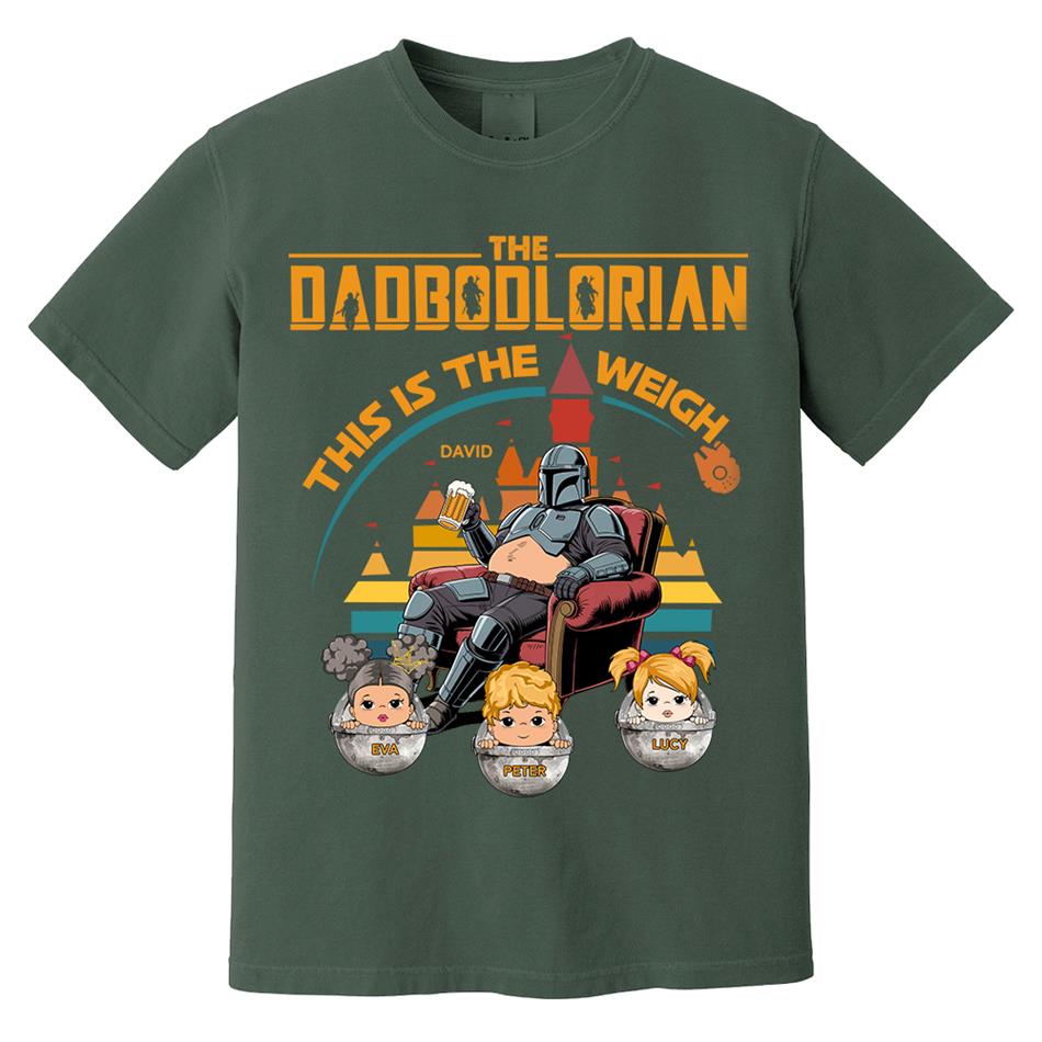 The DadBodlorian – This is the Weigh Personalized Shirt For Dad Custom Nickname With Kids Gift Funny Father's Day Gift H2511 Trna