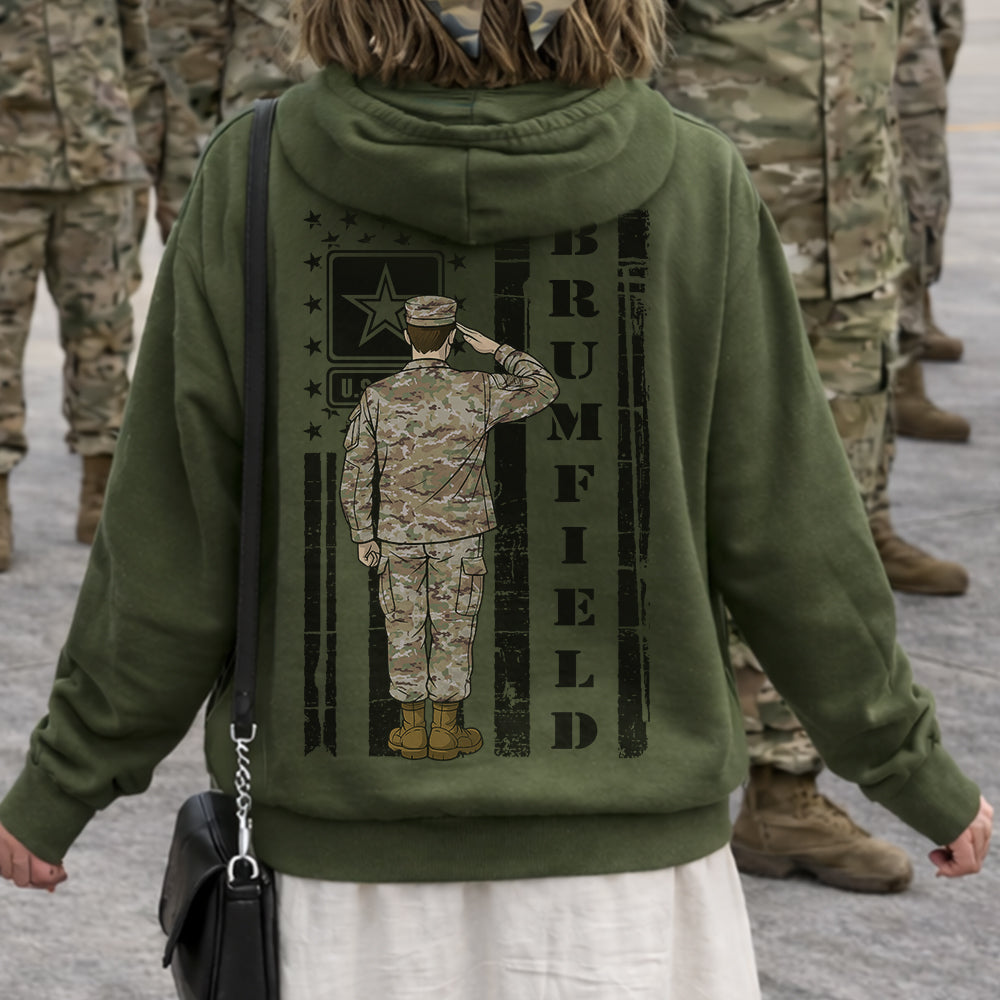Proud Army Mom Military Family Shirt Personalize with any Military Branch and for Any Member H2511