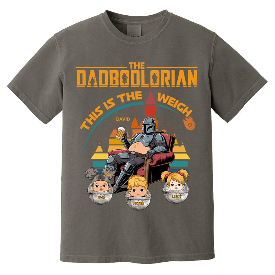 The DadBodlorian – This is the Weigh Personalized Shirt For Dad Custom Nickname With Kids Gift Funny Father's Day Gift H2511 Trna