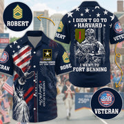 I Didn't Go To Harvard I Went To Fort Benning 250th Aniversary Custom Military Base Division All Over Print Shirt For Veteran Veterans Day Gift H2511 Trna