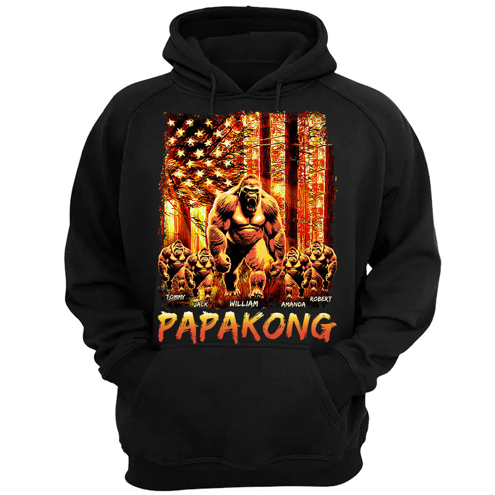 Papakong The Sun Flag Personalized Shirt For Dad Grandpa Father's Day Gift H2511
