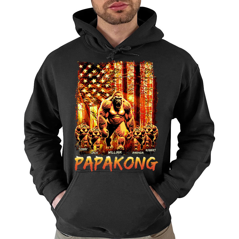 Papakong The Sun Flag Personalized Shirt For Dad Grandpa Father's Day Gift H2511