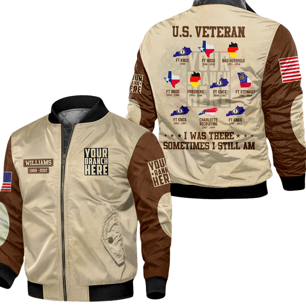 Vintage Shirt I Was There Sometimes I Still Am Personalized All Over Print Shirt For Veteran H2511
