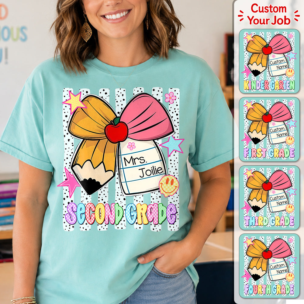 Custom Back to School Custom Shirts, Pre K to 5th Grade L0411 Hv01