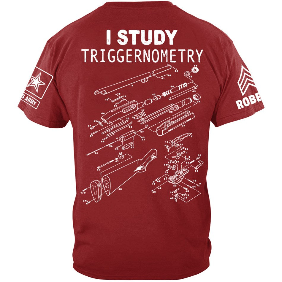 Remington 870 Schematic I Study Triggernometry Custom Shirt For Veteran H2511