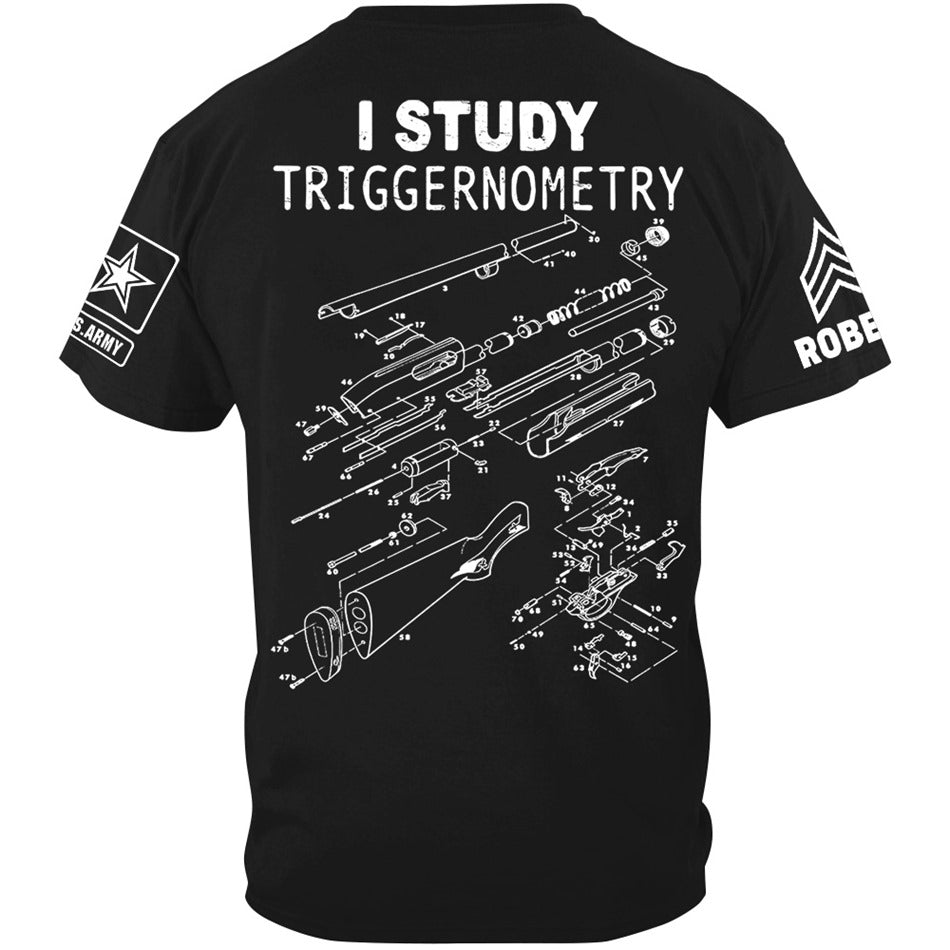 Remington 870 Schematic I Study Triggernometry Custom Shirt For Veteran H2511