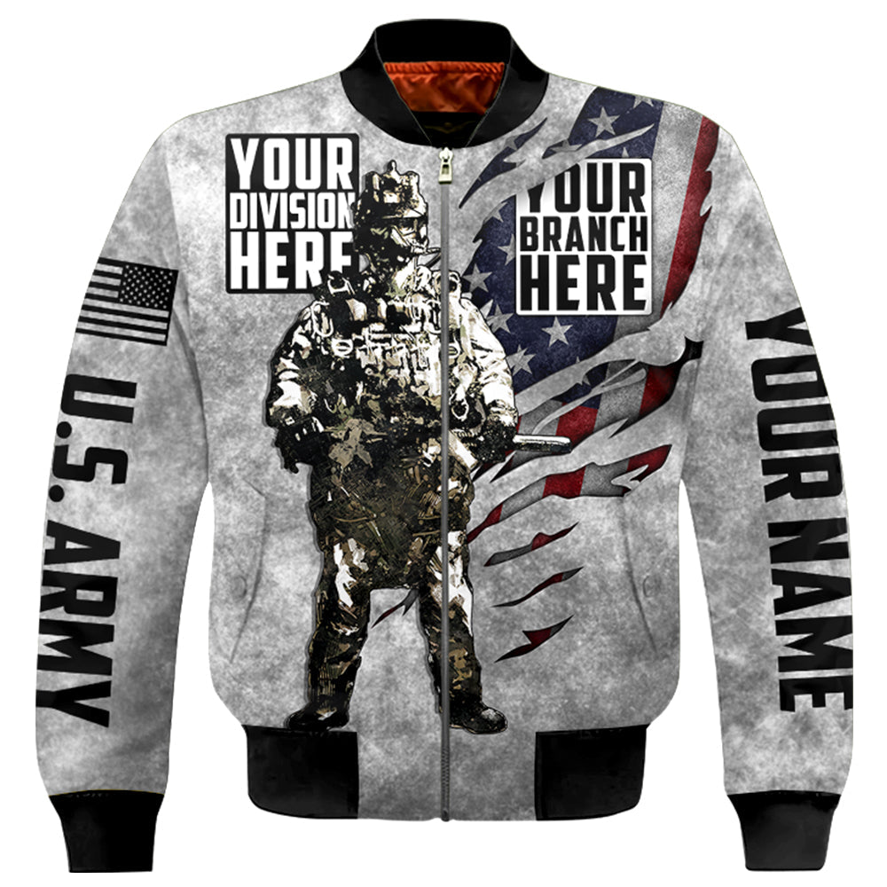 Veteran Vintage America Flag Personalized All Over Print Shirt Hoodie For Veteran H2511